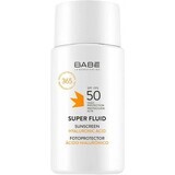 Сонцезахисний супер флюїд Babe Laboratorios SPF 50 для всіх типів шкіри 50 мл