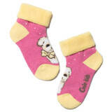 Шкарпетки махрові Conte kids Sof-Tiki, р.12, рис.221, рожевий (6С-19СП)
