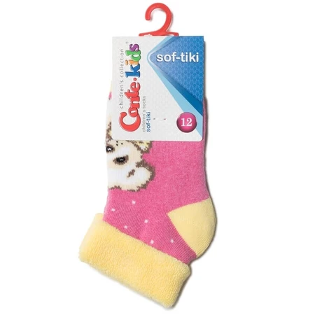 Носочки махровые Conte kids Sof-Tiki, р.12, рис.221, розовый (6С-19СП): цены и характеристики