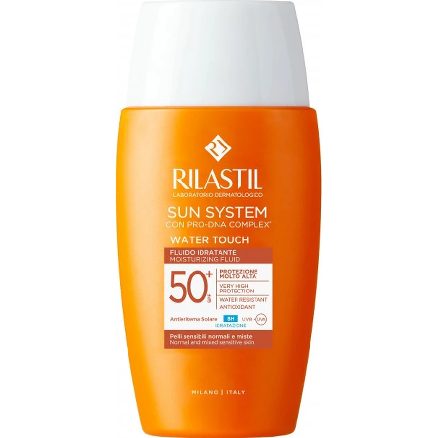 Флюїд сонцезахисний зволожуючий для обличчя на водній основі SPF 50 Rilastil Sun System 50 мл: ціни та характеристики