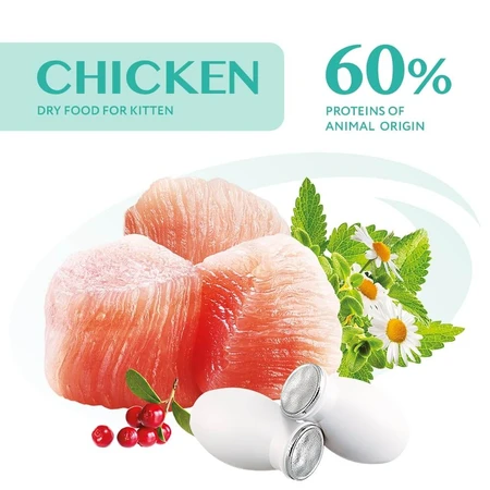 Сухой корм для кошек Optimeal для котят со вкусом курицы 200 г: цены и характеристики