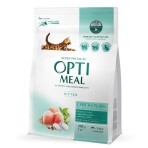 Сухой корм для кошек Optimeal для котят со вкусом курицы 200 г: цены и характеристики