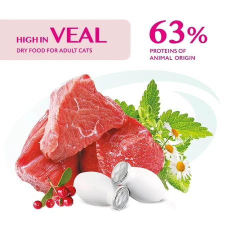 Сухой корм для кошек Optimeal со вкусом телятины 200 г: цены и характеристики