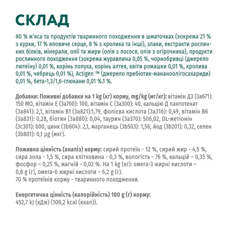 Влажный корм для кошек Optimeal со вкусом ягненка и овощей 85 г: цены и характеристики