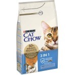 Сухой корм для кошек Purina Cat Chow Feline 3 в 1 с индейкой 1.5 кг: цены и характеристики