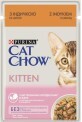 Вологий корм для кішок Purina Cat Chow Kitten з індичкою та цукіні в желе 85г