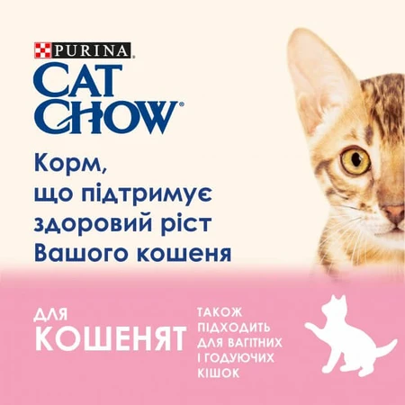 Вологий корм для кішок Purina Cat Chow Kitten з індичкою та цукіні в желе 85г: ціни та характеристики