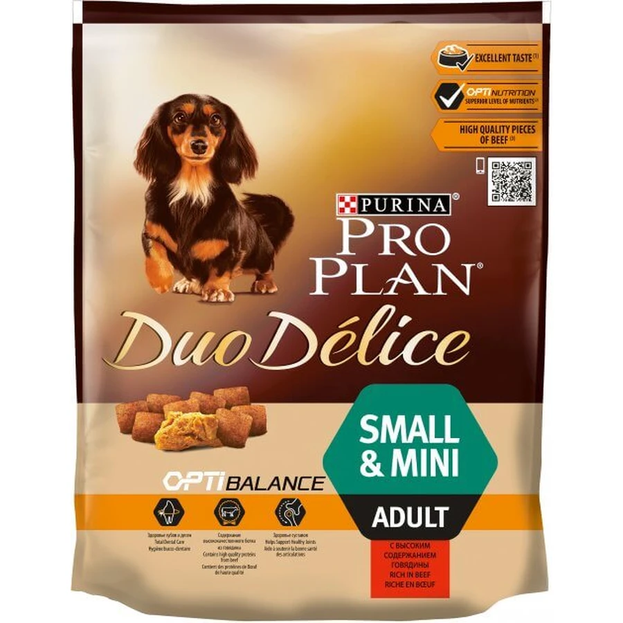 Сухий корм для собак Purina Pro Plan Duo Delice з яловичиною. Для малих порід 700 г : ціни та характеристики