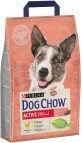 Сухой корм для собак Purina Dog Chow Active Adult со вкусом курицы 2.5 кг