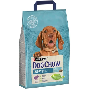 Сухий корм для собак Purina Dog Chow Puppy Lamb зі смаком ягняти 2.5 кг