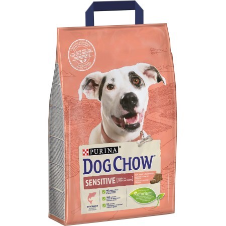 Сухой корм для собак Purina Dog Chow для взрослых, склонных к аллергии собак с лососем 2.5 кг