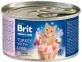 Паштет для котов Brit Premium by Nature Cat с индейкой и печенью 200 г
