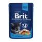 Вологий корм для кішок Brit Premium Cat Pouches Chicken Chunks for Kitten 100 г