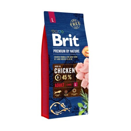 Сухий корм для собак Brit Premium Dog Adult L 15 кг
