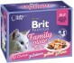 Вологий корм для кішок Brit Premium Cat сімейна тарілка в желе 12 шт х 85 г