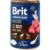 Консервы для собак Brit Premium by Nature говядина с потрохами 800 г
