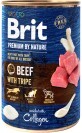 Консерви для собак Brit Premium by Nature яловичина з тельбухами 800 г