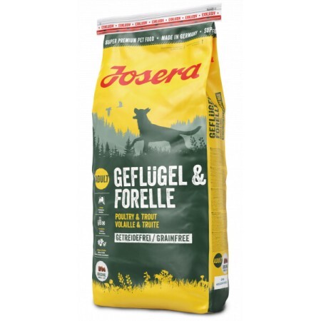 Сухой корм для собак Josera Geflugel&Forelle 15 кг