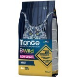 Сухий корм для кішок Monge Cat Bwild Low Grain з м'ясом зайця 1.5 кг 