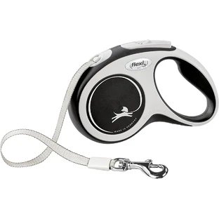 Повідок для собак Flexi New Comfort S стрічка 5 м (чорний)