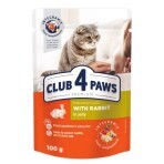 Влажный корм для кошек Club 4 Paws в желе с кроликом 100 г: цены и характеристики