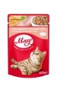 Вологий корм для дорослих котів Мяу! зі смаком кролика в ніжному соусі 100 г