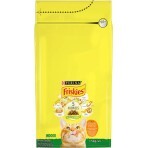 Сухий корм Purina Friskies Indoor для дорослих котів, що постійно перебувають у приміщенні з куркою та індичкою, з овочами 1.5 кг: ціни та характеристики
