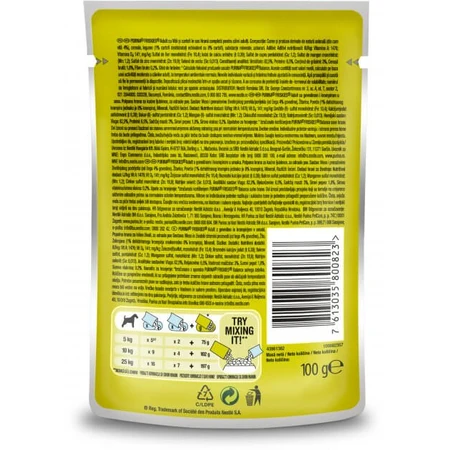 Вологий корм для собак Purina Friskies з яловичиною та картоплею у підливці 100 г: ціни та характеристики
