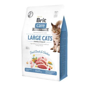 Сухой корм для кошек Brit Care Cat GF Large cats Power and Vitality 400 г 