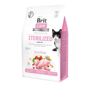 Сухий корм для кішок Brit Care Cat GF Sterilized Sensitive 400 г