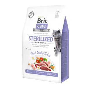 Сухой корм для кошек Brit Care Cat GF Sterilized Weight Control 400 г