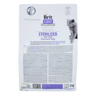 Сухий корм для кішок Brit Care Cat GF Sterilized Weight Control 2 кг