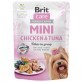 Влажный корм для собак Brit Care Mini pouch 85 г (филе курицы и тунца в соусе) 