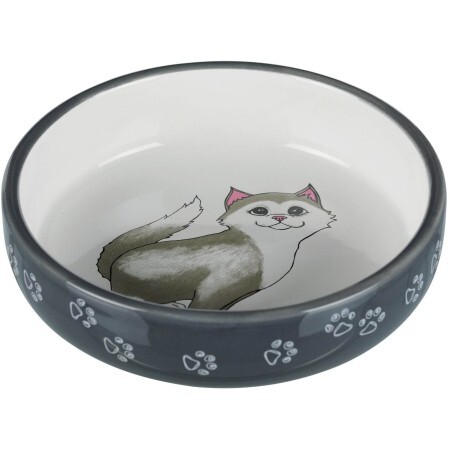 Посуд для котів Trixie Миска керамічна плоска 200 мл/13 см