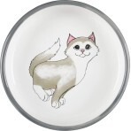Посуд для котів Trixie Миска керамічна плоска 200 мл/13 см: ціни та характеристики