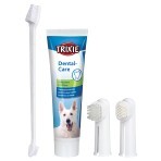 Зубная паста для животных Trixie с щеткой для собак: цены и характеристики