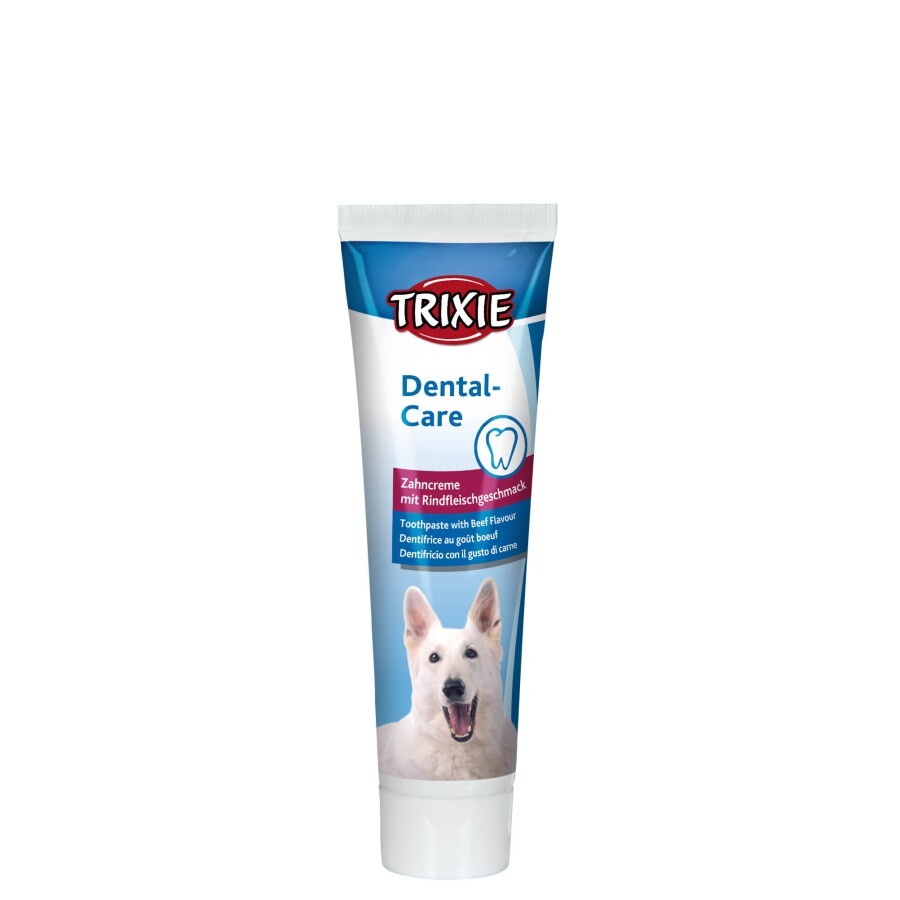 Зубна паста для тварин Trixie зі смаком м'яса для собак 100 гр: ціни та характеристики