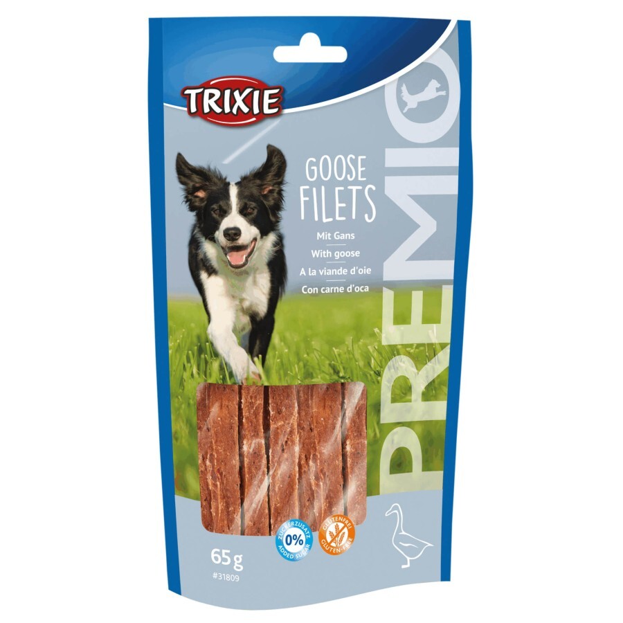 Ласощі для собак Trixie Premio Goose Filets філе гуся 65 г: ціни та характеристики