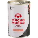 Консервы для собак мясная Миска паштет мясное ассорти 415 г