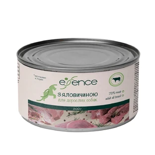 Консервы для собак Essence с говядиной 200 г