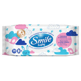 Smile салфетки влажные Baby с рисовым молочком 56шт