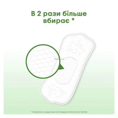KOTEX прокладки щоденні Natural Normal плюс 18шт: ціни та характеристики