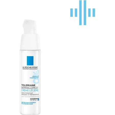 Легкий крем La Roche-Posay Toleriane Dermallergo Light успокаивающий увлажняющий уход для гиперчувствительной и склонной к аллергии нормальной кожи лица и кожи вокруг глаз 40 мл: цены и характеристики
