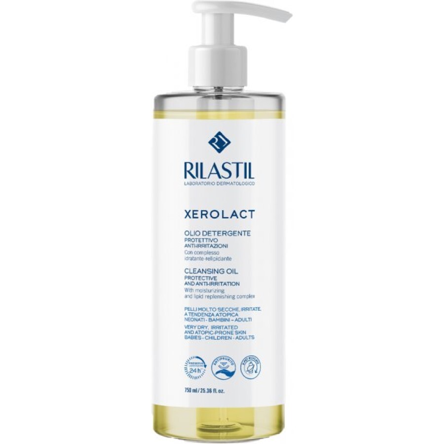 Rilastil Xerolact масло очищающее д/очень сухой, атопической кожи 750мл: цены и характеристики