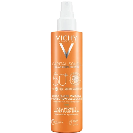 Спрей-флюид Vichy Capital Soleil солнцезащитный, водостойкий для тела SPF50+, 200 мл: цены и характеристики