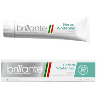 Зубная паста Brillante Herbal Whitening Антибактериальная 75 мл