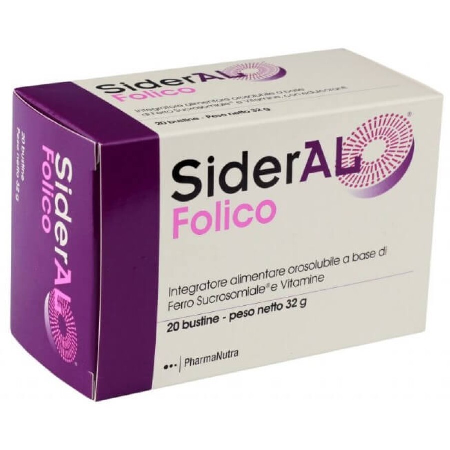 Сидерал Фолик (SiderAl Folic) 20 саше: цены и характеристики