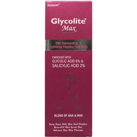 Пенка для умывания лица GLYCOLITE MAX (Гликолайт макс) с гликолевой и салициловой кислотой 60 мл: цены и характеристики