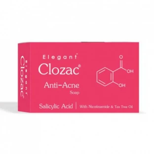 Мыло Elegant Clozac Anti-Acne Soap от акне, 75 г
