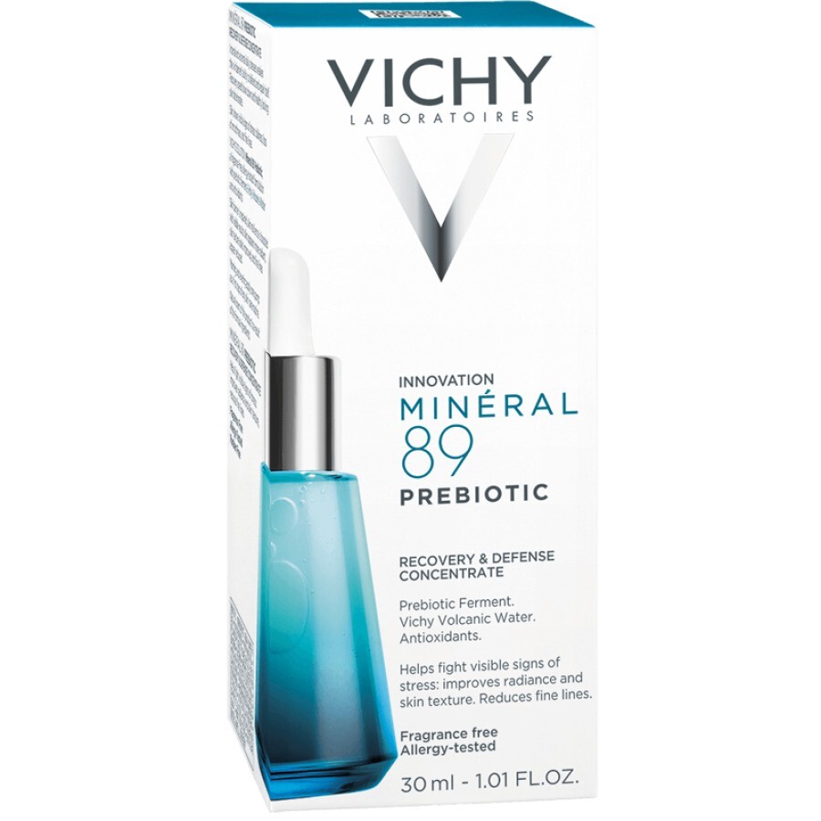Концентрат Vichy Mineral 89 Probiotic Fractions Concentrate з пробіотичними фракціями для відновлення і захисту шкіри обличчя, 30 мл: ціни та характеристики
